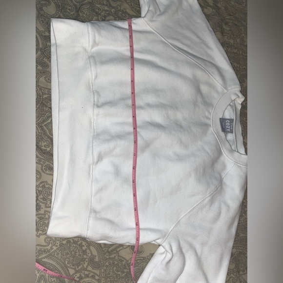 TNA Aritzia white cropped pullover sweater - Picture 5 of 6